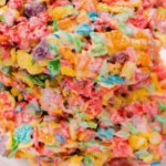 Fruity Pebble Rice Crispy Treats